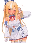 shiranui_flare shiranui_flare_(1st_costume) (hololive) drawn by tepenchi