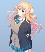 momosuzu_nene (hololive) drawn by uuoftn