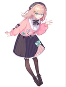 suzuhara_lulu suzuhara_lulu_(1st_costume) (nijisanji) drawn by hewdrawobake