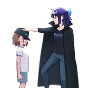 a-chan_(1st_costume)_(hololive) a-chan_(hololive) harusaki_nodoka (hololive one_piece) drawn by dasdokter