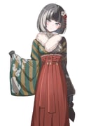 juufuutei_raden juufuutei_raden_(new_year) (hololive hololive_dev_is) drawn by shintakumin