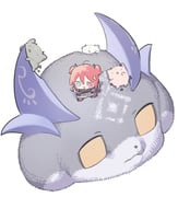 debidebi_debiru yuzuki_roa yuzuki_roa_(1st_costume) (nijisanji) drawn by oshake