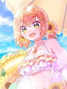 honma_himawari honma_himawari_(13th_costume) (nijisanji) drawn by kurage_09222