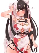 yorumi_rena yorumi_rena_(10th_costume) (nijisanji) drawn by tepenchi