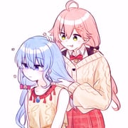 hoshimachi_suisei sakura_miko sakura_miko_(casual) (hololive moana_(movie)) drawn by yumi5469