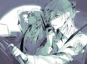 kanae_(nijisanji) shaka_(streamer) (nijisanji real_life vcr_gta) drawn by akke_(akke299)