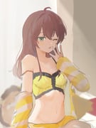 natsuiro_matsuri natsuiro_matsuri_(matsuri's_day_off) (hololive) drawn by yomiya_amaneko