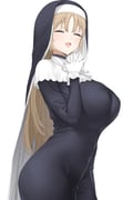 sister_claire sister_claire_(1st_costume) (nijisanji) drawn by fuooooo