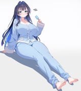 ouro_kronii (hololive hololive_english) drawn by o-rindou5100