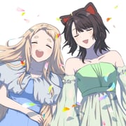 inui_toko machita_chima (nijisanji) drawn by hatake_oekaki