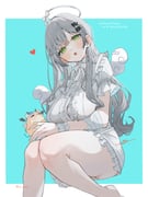 dan'in-san_(shirogane_noel) shirogane_noel (hololive) drawn by uo_illust