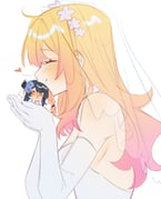 momosuzu_nene nerissa_ravencroft (hololive hololive_english oyomeholic_(nerissa_ravencroft)) drawn by legzy