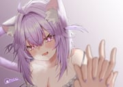 nekomata_okayu nekomata_okayu_(membership) (hololive) drawn by atatamemusubi