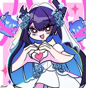 jailbird_(nerissa_ravencroft) nerissa_ravencroft (hololive hololive_english oyomeholic_(nerissa_ravencroft) panty_&_stocking_with_garterbelt) drawn by sico_de_seraph