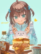 matsurisu natsuiro_matsuri natsuiro_matsuri_(jersey_maid) (hololive) drawn by kumajyayo