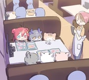 debidebi_debiru yuzuki_roa yuzuki_roa_(1st_costume) (nijisanji) drawn by oshake