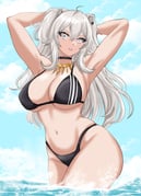 shishiro_botan (hololive) drawn by valneeko