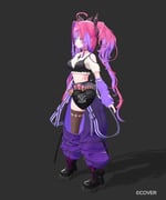 kikirara_vivi kikirara_vivi_(1st_costume) (hololive hololive_dev_is) drawn by tatsuki_3d