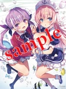 ichinose_honami_(youjitsu) minato_aqua minato_aqua_(1st_costume) (hololive youkoso_jitsuryoku_shijou_shugi_no_kyoushitsu_e) drawn by tomose_shunsaku