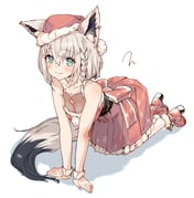 shirakami_fubuki (hololive) drawn by torokko