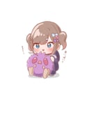 suzuhara_lulu venonat (nijisanji pokemon) drawn by shizumetto_4300