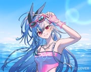 isaki_riona (hololive hololive_dev_is) drawn by aburage_(motimotigg20)