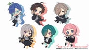 higuchi_kaede higuchi_kaede_(nanajigen_seitokai) kanae_(18th_costume)_(nijisanji) kanae_(nijisanji) leos_vincent leos_vincent_(nanajigen_seitokai) mameneko_(leos_vincent) ryuushen ryuushen_(nanajigen_seitokai) saegusa_akina saegusa_akina_(6th_costume) suo_sango suo_sango_(nanajigen_seitokai) (nijisanji) drawn by unabara_kairo