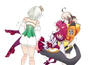 cecilia_immergreen cecilia_immergreen_(1st_costume) gigi_murin gigi_murin_(1st_costume) irys_(hololive) irys_(irys_2.0)_(hololive) (hololive hololive_english) drawn by monica_mtna