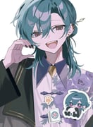 ryuushen (nijisanji) drawn by si_(wooupp)