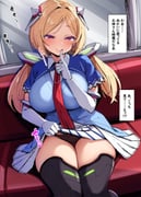 aki_rosenthal aki_rosenthal_(1st_costume) (hololive) drawn by sakanaya_(sakanaya952)