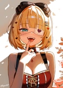 akai_haato (hololive) drawn by hepari