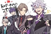 fuwa_minato fuwa_minato_(3rd_costume) kagami_hayato kagami_hayato_(6th_costume) kaida_haru kaida_haru_(5th_costume) kenmochi_touya kenmochi_touya_(9th_costume) (nijisanji) drawn by 6tnut9