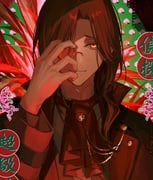 shellin_burgundy (nijisanji) drawn by itefu