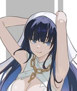 ouro_kronii ouro_kronii_(goddess) (hololive hololive_english) drawn by akurin_14