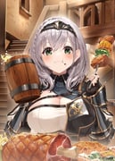 shirogane_noel shirogane_noel_(1st_costume) (hololive) drawn by borumete