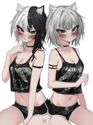 shiori_novella vestia_zeta (hololive hololive_english hololive_indonesia pantera_(band)) drawn by akarinnndesu