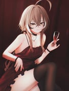 nanashi_mumei (hololive hololive_english) drawn by saltdcrmell