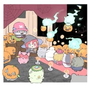 debidebi_debiru tony_tony_chopper yuzuki_roa yuzuki_roa_(1st_costume) (nijisanji one_piece) drawn by oshake