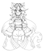 raora_panthera (hololive hololive_english) drawn by spawnfyre