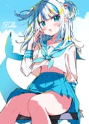 gawr_gura (hololive hololive_english) drawn by ichijo_rei