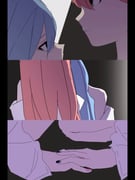 hoshimachi_suisei sakura_miko (hololive) drawn by zatta_zmm