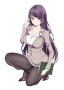 gundou_mirei gundou_mirei_(1st_costume) (nijisanji) drawn by chin_(motio7201)