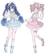 amamiya_kokoro makaino_ririmu neko_(amamiya_kokoro) (nijisanji) drawn by warewa_tanaka