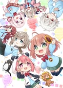 akabane_youko debitto_(makaino_ririmu) honma_himawari kanae_(nijisanji) kuzuha_(nijisanji) makaino_ririmu sasaki_saku sasaki_saku_(1st_costume) shiina_yuika (nijisanji) drawn by kadose_ara