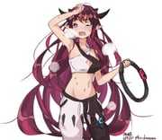 irys_(hololive) ring_(ring_fit_adventure) (hololive hololive_english ring_fit_adventure) drawn by bachunawa