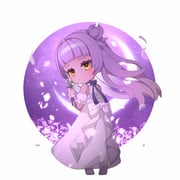 murasaki_shion (hololive) drawn by ame.