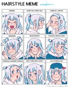 gawr_gura gawr_gura_(1st_costume) (hololive hololive_english) drawn by zinnabuns