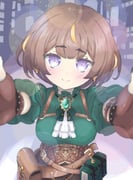 anya_melfissa anya_melfissa_(steampunk) (hololive hololive_indonesia) drawn by maaru_(jatjem1vy6nok0o)