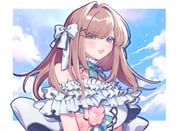 suzuhara_lulu suzuhara_lulu_(3rd_costume) (nijisanji) drawn by hewdrawobake