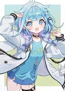 mizumiya_su mizumiya_su_(1st_costume) (hololive hololive_dev_is) drawn by mochigome_19